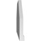 Ekena Millwork Octagonal Top Surface Mount PVC Gable Vent w/ 2"W x 2"P Brickmould Sill Frame, 30"W x 18"H GVPOT30X1803SN - alternate 4